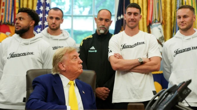 Di Hadapan Juventus Donald Trump Bicara soal Keputusan AS yang Bisa Beri Dampak kepada Timnas Indonesia