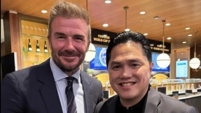 David Beckham Tiba Tiba Temui Erick Thohir Jelang Timnas Indonesia Berlaga di Ronde 4 Kualifikasi Piala Dunia 2026 Ada Apa